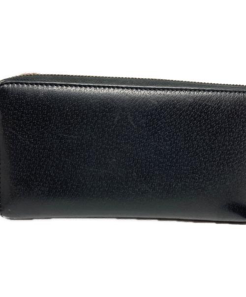 GUCCI（グッチ）GUCCI (グッチ) アニマリエレザージップアラウンドウォレット/523667/アニマリエ ブラックの古着・服飾アイテム