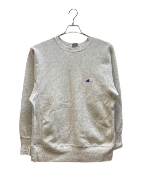 Champion REVERSE WEAVE（チャンピオン リバース ウィーブ）Champion REVERSE WEAVE (チャンピオン リバース ウィーブ) ロゴリバースウィーブスウェット グレー サイズ:Lの古着・服飾アイテム