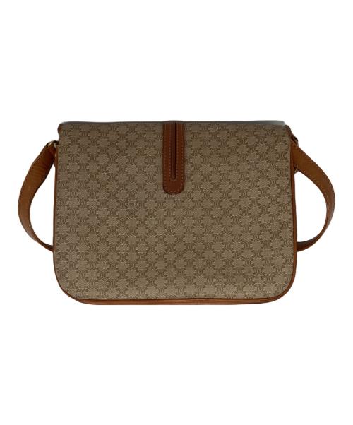 CELINE（セリーヌ）CELINE (セリーヌ) マカダムショルダーバッグ ブラウンの古着・服飾アイテム