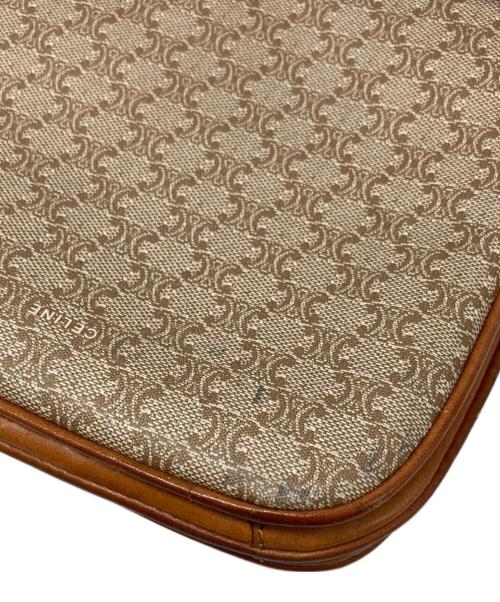 CELINE（セリーヌ）CELINE (セリーヌ) マカダムショルダーバッグ ブラウンの古着・服飾アイテム