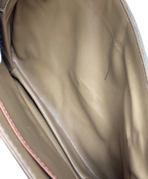 CELINE（セリーヌ）CELINE (セリーヌ) マカダムショルダーバッグ ブラウンの古着・服飾アイテム