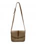 CELINE (セリーヌ) マカダムショルダーバッグ ブラウン：18000円