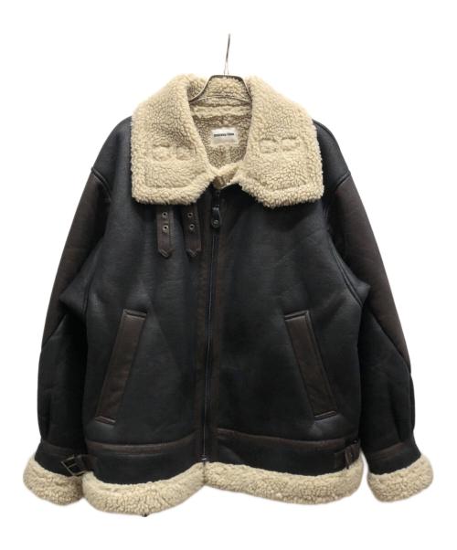 MONKEY TIME（モンキータイム）MONKEY TIME (モンキータイム) ムートン風ジャケット/8325-151-1796 ブラウン サイズ:Mの古着・服飾アイテム