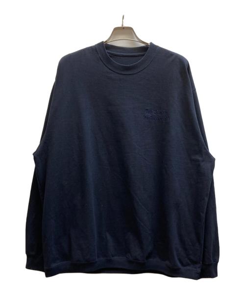 The Ennoy Professional（ザ エンノイ プロフェッショナル）The Ennoy Professional (ザ エンノイ プロフェッショナル) ロングスリーブヘムリブTシャツ/SS22BRENCT03NTL ネイビー サイズ:XLの古着・服飾アイテム