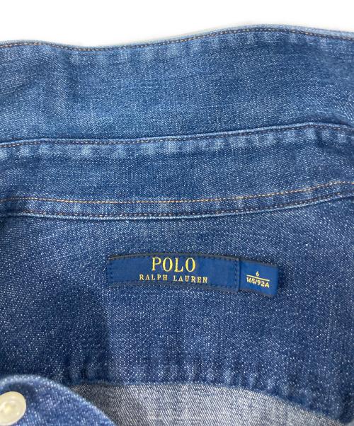 POLO RALPH LAUREN（ポロ・ラルフローレン）POLO RALPH LAUREN (ポロ・ラルフローレン) デニムワンピース インディゴ サイズ:6の古着・服飾アイテム