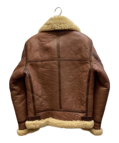 STARKE HAUT（スタークハウツ）STARKE HAUT (スタークハウツ) B-6 シープスキンフライトジャケット ブラウン サイズ:Sの古着・服飾アイテム