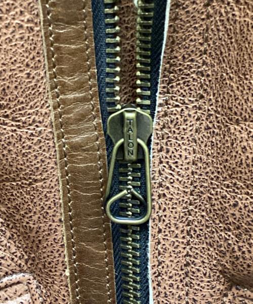 STARKE HAUT（スタークハウツ）STARKE HAUT (スタークハウツ) B-6 シープスキンフライトジャケット ブラウン サイズ:Sの古着・服飾アイテム