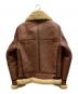 STARKE HAUT (スタークハウツ) B-6 シープスキンフライトジャケット ブラウン サイズ:S：20000円