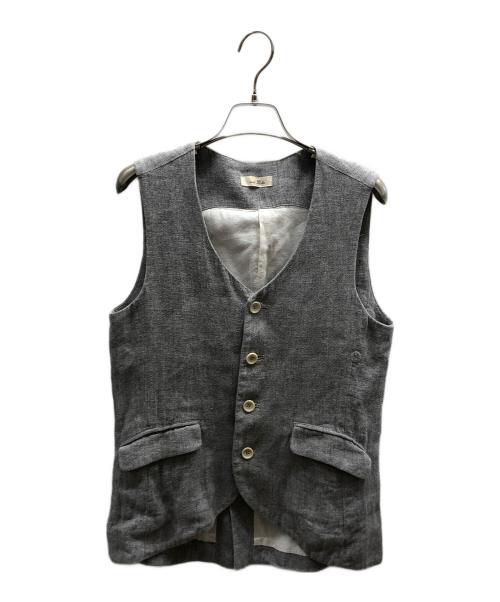 nest Robe（ネストローブ）nest Robe (ネストローブ) リネンベスト グレー サイズ:ONESIZEの古着・服飾アイテム