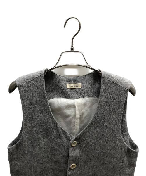 nest Robe（ネストローブ）nest Robe (ネストローブ) リネンベスト グレー サイズ:ONESIZEの古着・服飾アイテム