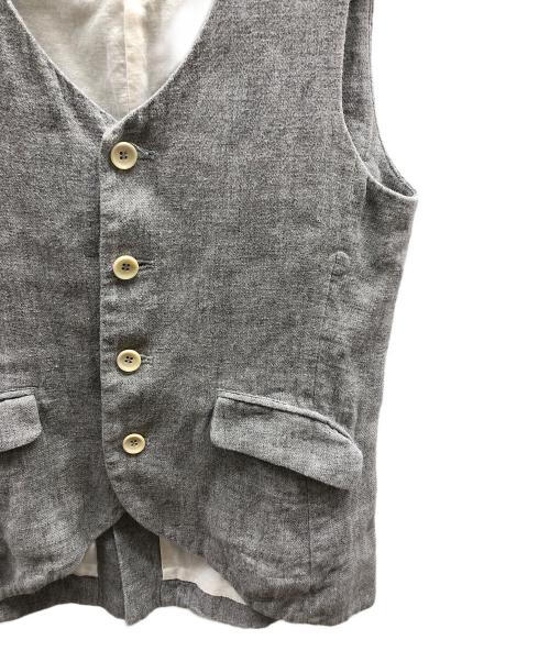 nest Robe（ネストローブ）nest Robe (ネストローブ) リネンベスト グレー サイズ:ONESIZEの古着・服飾アイテム