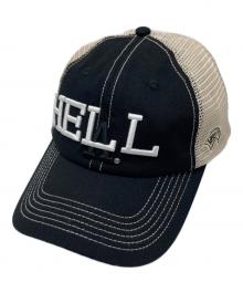Plz Make It ruins Vegyn（プリーズ・メイク・イット・ルインズ ヴィーガン）の古着「Hell Trucker Hat」｜ブラック