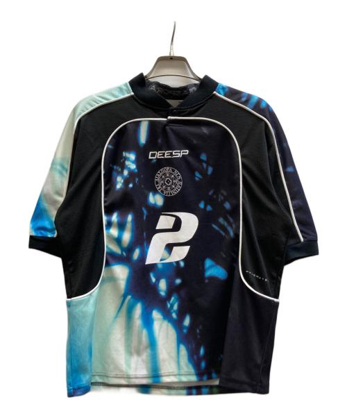 Diaspora Skateboards（ディアスポラスケートボードズ）Diaspora skateboards (ディアスポラスケートボードズ) YEPEEPS Football Top ブルー サイズ:Mの古着・服飾アイテム