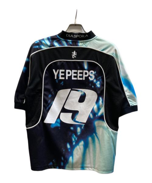 Diaspora Skateboards（ディアスポラスケートボードズ）Diaspora skateboards (ディアスポラスケートボードズ) YEPEEPS Football Top ブルー サイズ:Mの古着・服飾アイテム