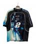 Diaspora skateboards（ディアスポラスケートボードズ）の古着「YEPEEPS Football Top」｜ブルー