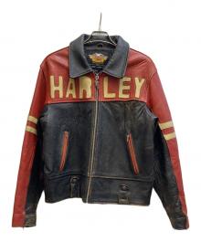 HARLEY-DAVIDSON（ハーレーダビッドソン）の古着「レザージャケット」｜ブラック