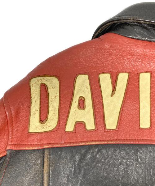 HARLEY-DAVIDSON（ハーレーダビッドソン）HARLEY-DAVIDSON (ハーレーダビッドソン) レザージャケット ブラック サイズ:Lの古着・服飾アイテム