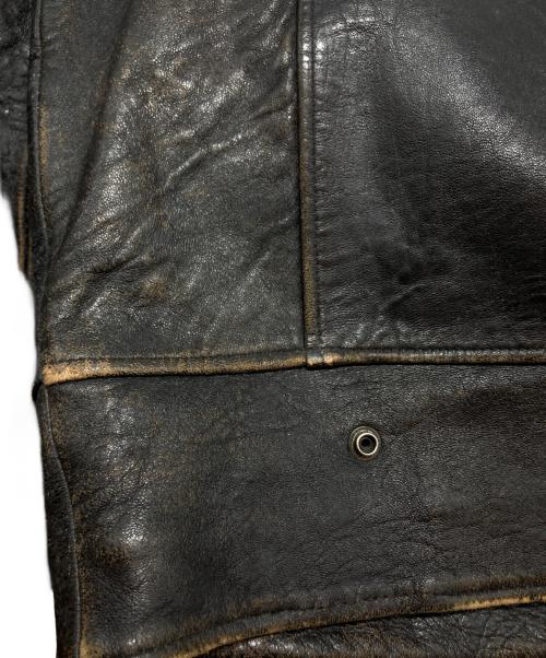 HARLEY-DAVIDSON（ハーレーダビッドソン）HARLEY-DAVIDSON (ハーレーダビッドソン) レザージャケット ブラック サイズ:Lの古着・服飾アイテム