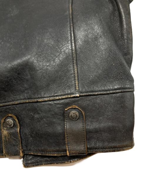 HARLEY-DAVIDSON（ハーレーダビッドソン）HARLEY-DAVIDSON (ハーレーダビッドソン) レザージャケット ブラック サイズ:Lの古着・服飾アイテム