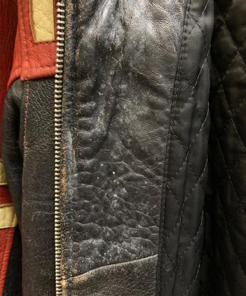 HARLEY-DAVIDSON（ハーレーダビッドソン）HARLEY-DAVIDSON (ハーレーダビッドソン) レザージャケット ブラック サイズ:Lの古着・服飾アイテム