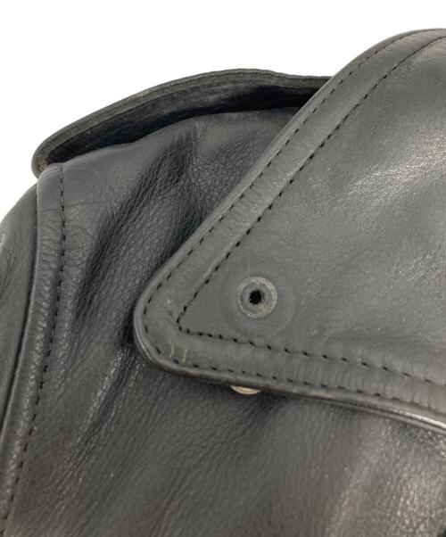 HARLEY-DAVIDSON（ハーレーダビッドソン）HARLEY-DAVIDSON (ハーレーダビッドソン) ダブルライダースジャケット ブラック サイズ:40の古着・服飾アイテム