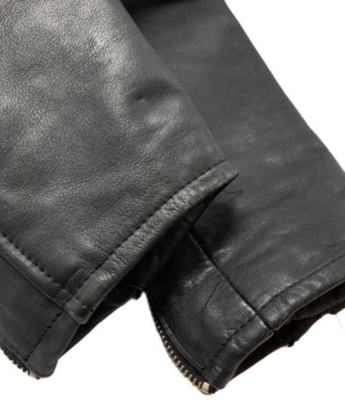HARLEY-DAVIDSON（ハーレーダビッドソン）HARLEY-DAVIDSON (ハーレーダビッドソン) ダブルライダースジャケット ブラック サイズ:40の古着・服飾アイテム