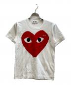PLAY COMME des GARCONSプレイコムデギャルソン）の古着「プリントTシャツ / AZ-T025」｜ホワイト