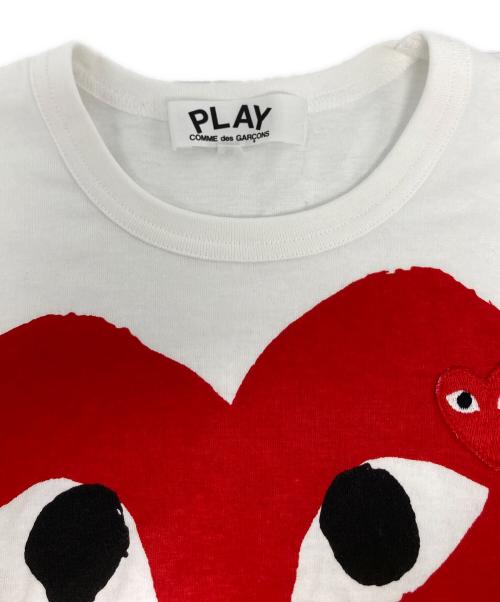 PLAY COMME des GARCONS（プレイコムデギャルソン）PLAY COMME des GARCONS (プレイコムデギャルソン) プリントTシャツ / AZ-T025 ホワイト サイズ:Sの古着・服飾アイテム