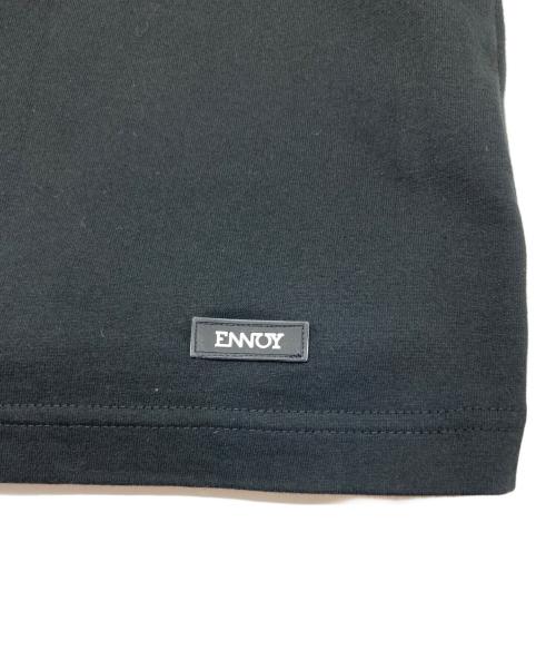 The Ennnoy Professional（ザ エンノイ プロフェッショナル）The Ennnoy Professional (ザ エンノイ プロフェッショナル) ラバーロゴTシャツ/SS21BRENCT09AM ブラック サイズ:XLの古着・服飾アイテム