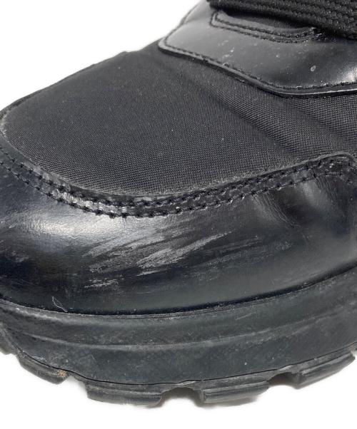 PRADA（プラダ）PRADA (プラダ) PRAX 01 Re-Nylon xブラッシュドレザー スニーカー ブラック サイズ:6(1/2)の古着・服飾アイテム