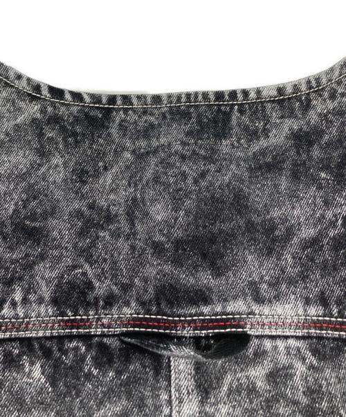 DIESEL（ディーゼル）DIESEL (ディーゼル) D-Samp DENIM VEST/A09521 ブラック サイズ:XXLの古着・服飾アイテム
