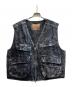 DIESEL（ディーゼル）の古着「D-Samp DENIM VEST/A09521」｜ブラック