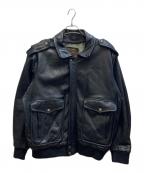 RED SKINSレッドスキンズ）の古着「レザージャケット」｜ブラック