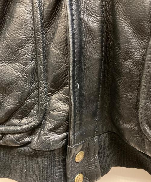 RED SKINS（レッドスキンズ）RED SKINS (レッドスキンズ) レザージャケット ブラック サイズ:32の古着・服飾アイテム