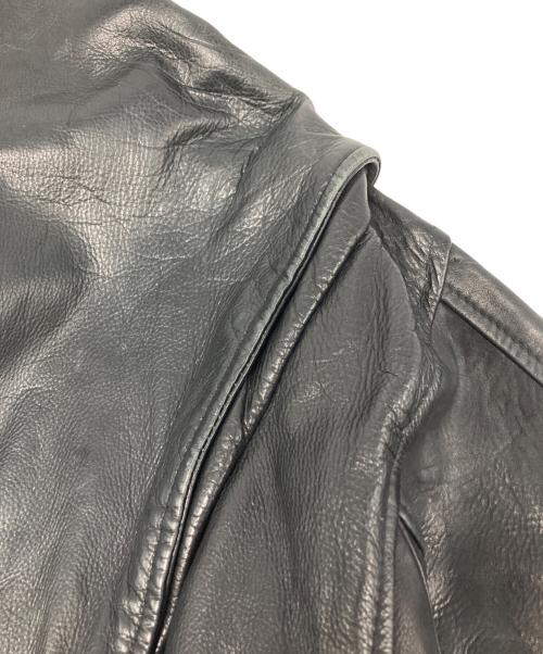RED SKINS（レッドスキンズ）RED SKINS (レッドスキンズ) レザージャケット ブラック サイズ:32の古着・服飾アイテム