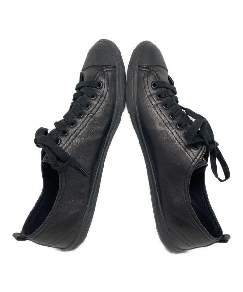 PRADA SPORTS（プラダスポーツ）PRADA SPORTS (プラダスポーツ) レザースニーカー/4E1938 ブラック サイズ:9の古着・服飾アイテム