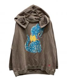 Vivienne Westwood（ヴィヴィアンウエストウッド）の古着「プリントパーカー/17-13-321002」｜ブラウン