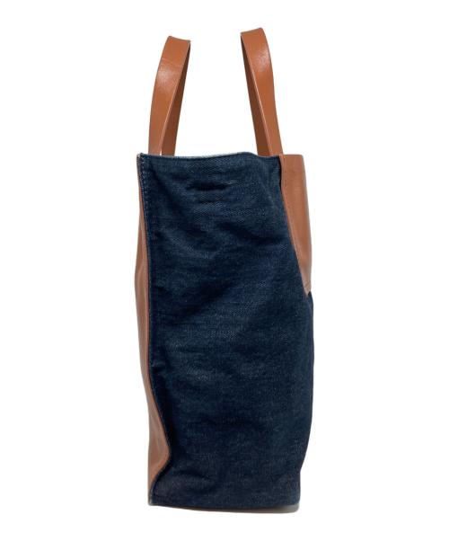 MARNI（マルニ）MARNI (マルニ) MUSEO SOFT デニム 2WAYハンドバッグ/SHMP0070Q1 インディゴ×ブラウン サイズ:-の古着・服飾アイテム