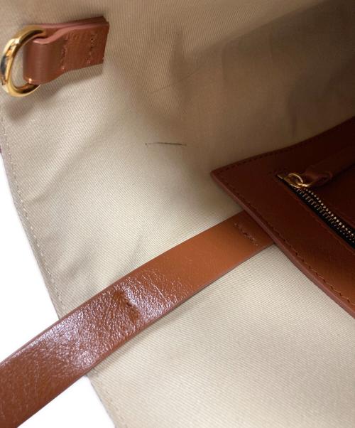 MARNI（マルニ）MARNI (マルニ) MUSEO SOFT デニム 2WAYハンドバッグ/SHMP0070Q1 インディゴ×ブラウン サイズ:-の古着・服飾アイテム