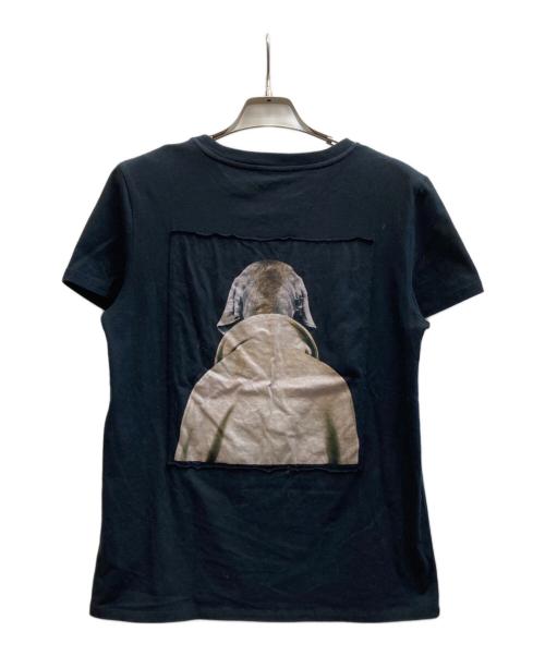 MaxMara（マックスマーラ）MaxMara (マックスマーラ) ワイマラナードッグフォトプリントTシャツ/19460109 ブラック サイズ:Mの古着・服飾アイテム