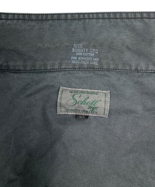 Schott（ショット）Schott (ショット) バックサテン カバーオール / 782-5152005 ブラック サイズ:2XLの古着・服飾アイテム