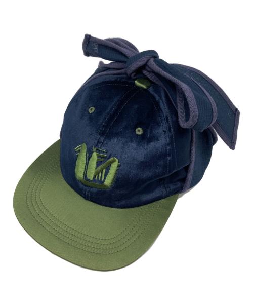 SASQUATCHfabrix.（サスクワッチファブリックス）SASQUATCHfabrix. (サスクワッチファブリックス) EAR MUFF CAP/24AW-G0C-001 ネイビー サイズ:Freeの古着・服飾アイテム