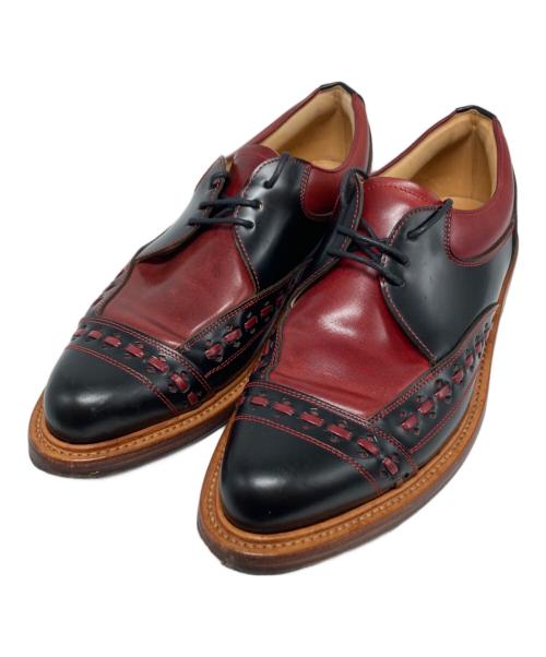 R.J.B（アールジェイビー）R.J.B (アールジェイビー) FLAT LOW RUBBER SHOES レッド サイズ:8の古着・服飾アイテム