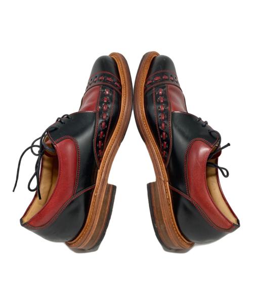 R.J.B（アールジェイビー）R.J.B (アールジェイビー) FLAT LOW RUBBER SHOES レッド サイズ:8の古着・服飾アイテム