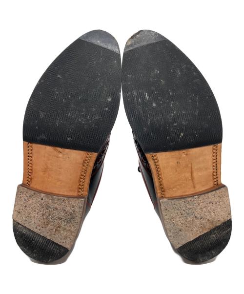 R.J.B（アールジェイビー）R.J.B (アールジェイビー) FLAT LOW RUBBER SHOES レッド サイズ:8の古着・服飾アイテム
