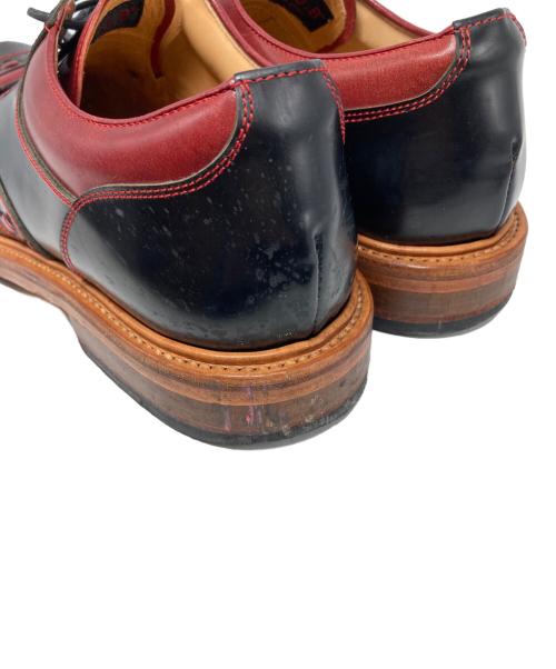 R.J.B（アールジェイビー）R.J.B (アールジェイビー) FLAT LOW RUBBER SHOES レッド サイズ:8の古着・服飾アイテム