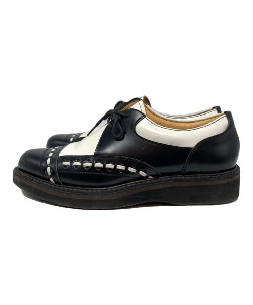 R.J.B（アールジェイビー）R.J.B (アールジェイビー) ローラバーシューズ ブラック×ホワイト サイズ:-の古着・服飾アイテム