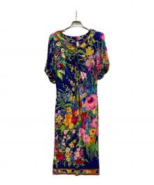 LEONARD（レオナール）の古着「花柄シルクワンピース」｜マルチカラー