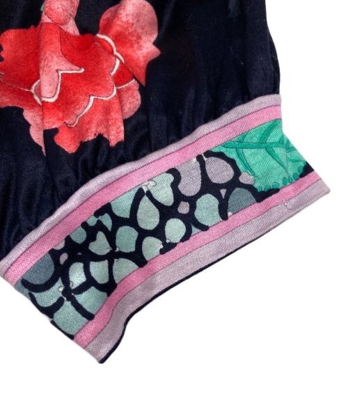 LEONARD（レオナール）LEONARD (レオナール) 半袖ワンピース マルチカラー サイズ:Mの古着・服飾アイテム