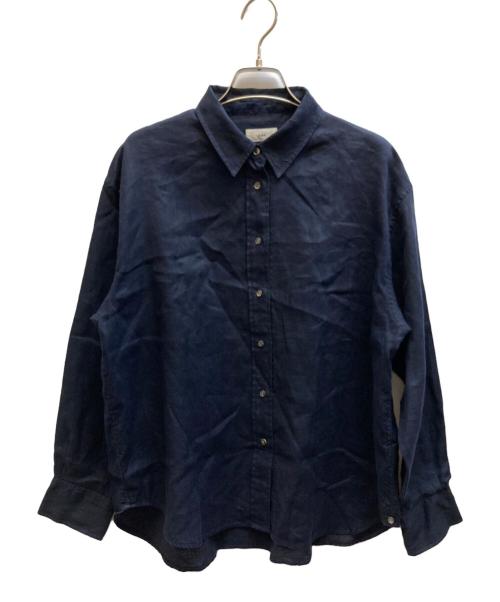 IENA（イエナ）IENA (イエナ) ウォッシャブル リネン2WAY シャツ / 25050900081020 ネイビー サイズ:-の古着・服飾アイテム